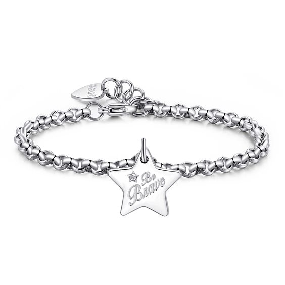 Bracciale Sagapo Donna Be My Always in Acciaio Cristallo SBM35 - SBM35